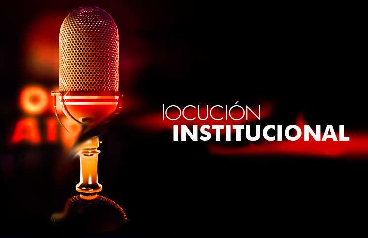 Locución institucional