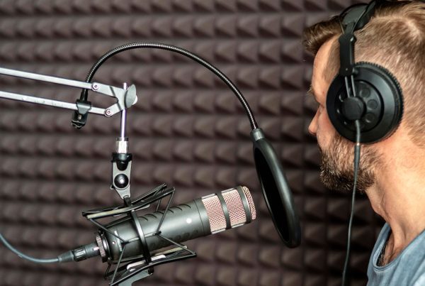 Locutor profesional para conmutador